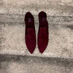 NWOT Steve Madden 7.5 burgundy red booties